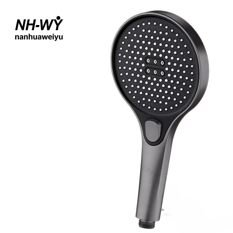 High Pressure Shower Head Handheld - 耐久性のある高圧ハンドヘルドシャワーセット、ABS素材、シルバー＆グレーのシャワースプレーヤー、家庭用バスルーム向け
