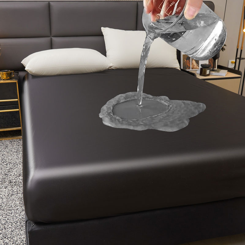Waterproof Mattress Protector Breathable - プレミアム 100% 防水マットレスプロテクター、通気性マットレスカバー、冷却エアファブリックベッドパッドカバー、深いポケット