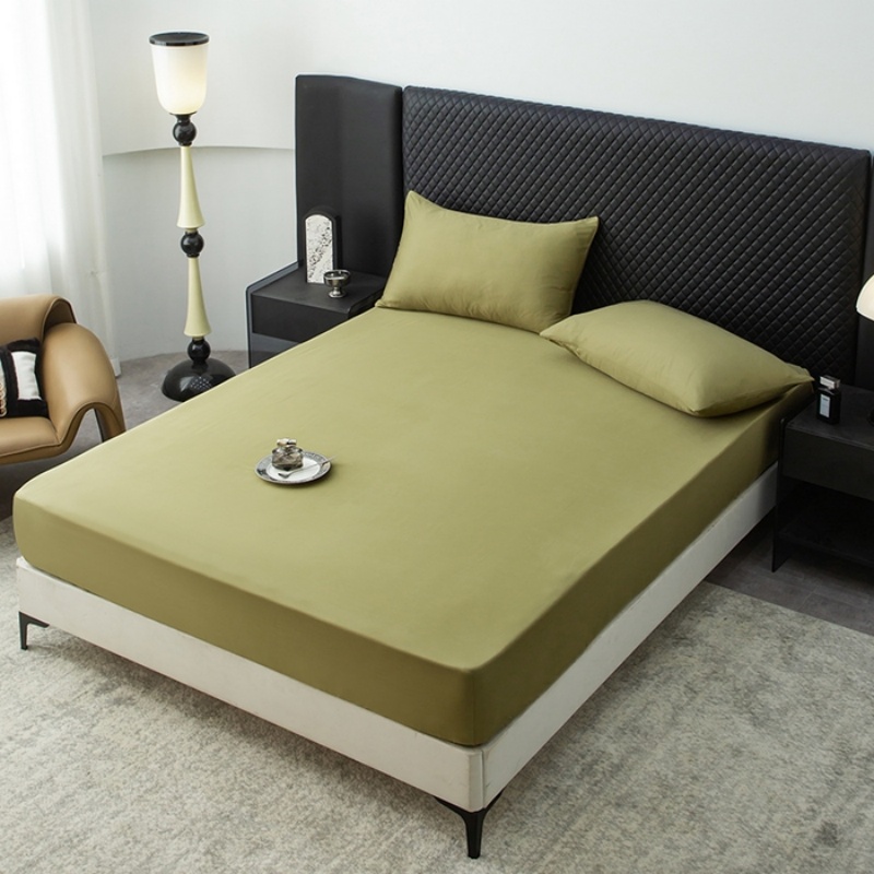 1枚入り 天然リヨセル素材 フィットシーツ グリーン 夏用冷 - Fitted Bed Sheets Deep Pocket のレビューと価格