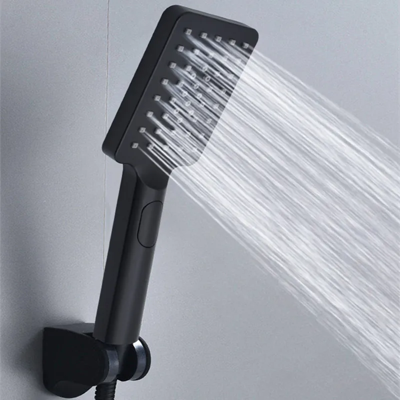 ワンボタンストップ機能付き高圧ハンドヘルドシャワーヘッド - - High Pressure Shower Head Handheld のレビューと価格