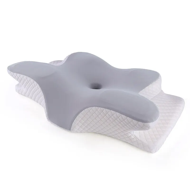 低反発枕 蝶形 リラックス 頸椎サポート スローリバウンド  - Memory Foam Orthopedic Pillow Neck Pain のレビューと価格