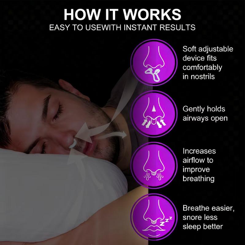 【3サイズ展開のシリコン製、いびき防止鼻クリップ。伸縮性があ - Anti Snore Contour Pillow のレビューと価格