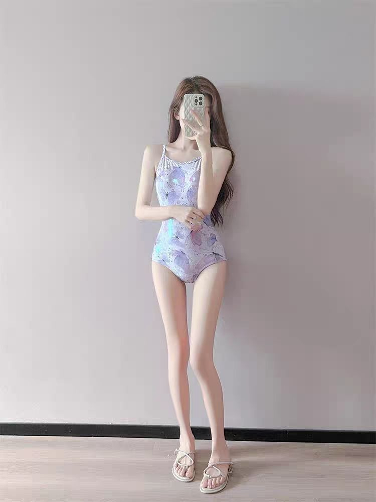 女性用 2026 新しいワンピースレーシング水着プリントスリ - Bath のレビューと価格