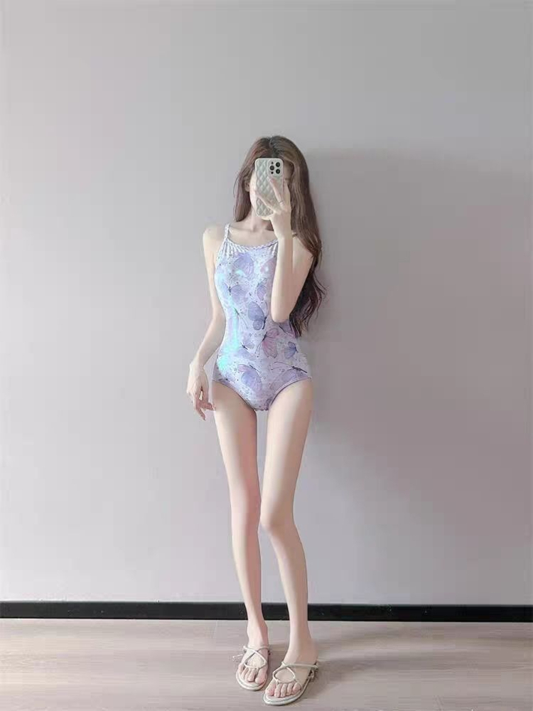 女性用 2026 新しいワンピースレーシング水着プリントスリ - Bath のレビューと価格